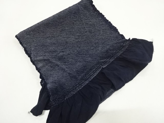 JAPANESE KIMONO FOR MEN / HEKO OBI / ALL SHIBORI